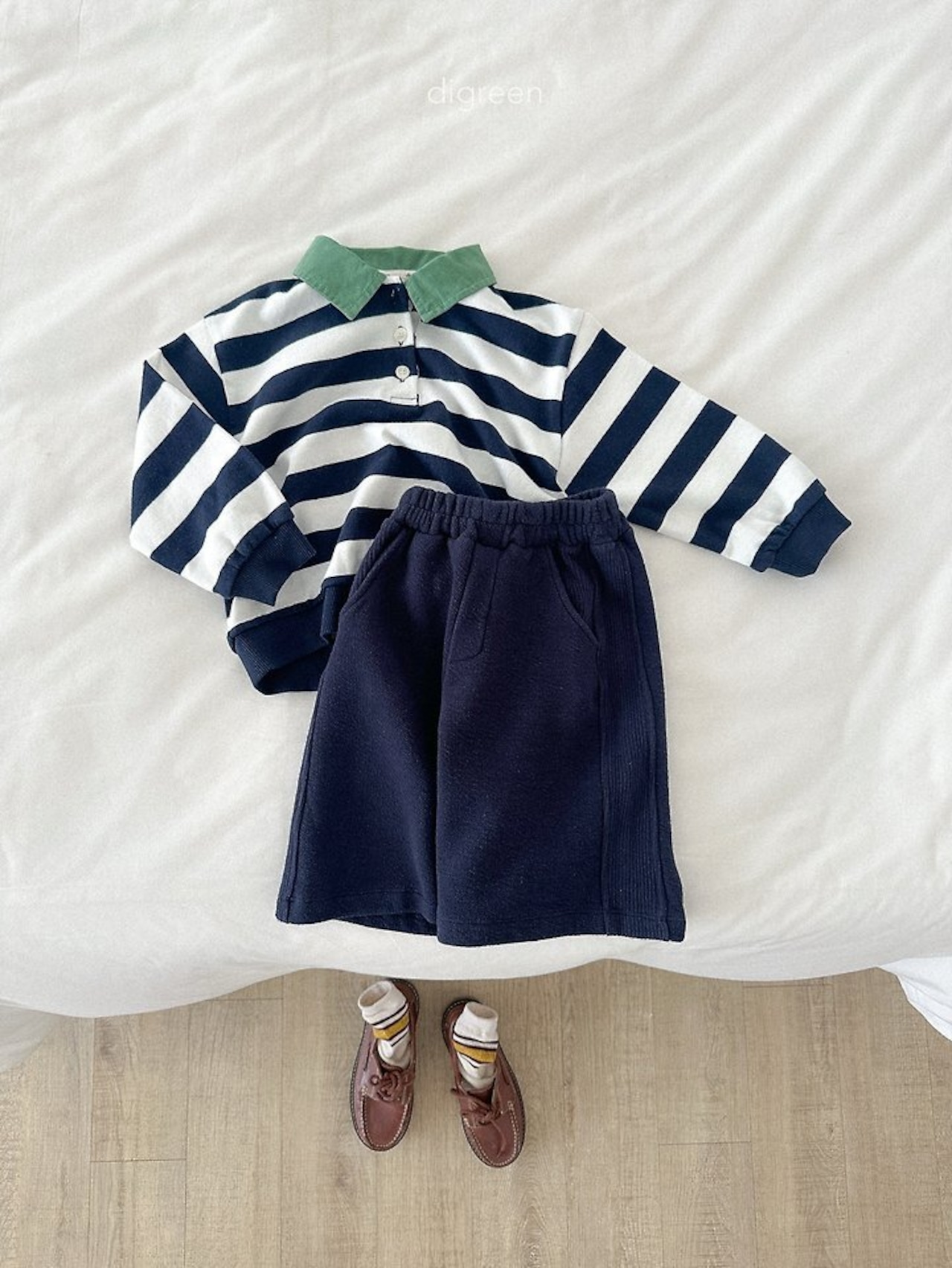 韓国子供服 / Digreen / 26Autumn / moss bermuda / バミューダパンツ *S~XXL*