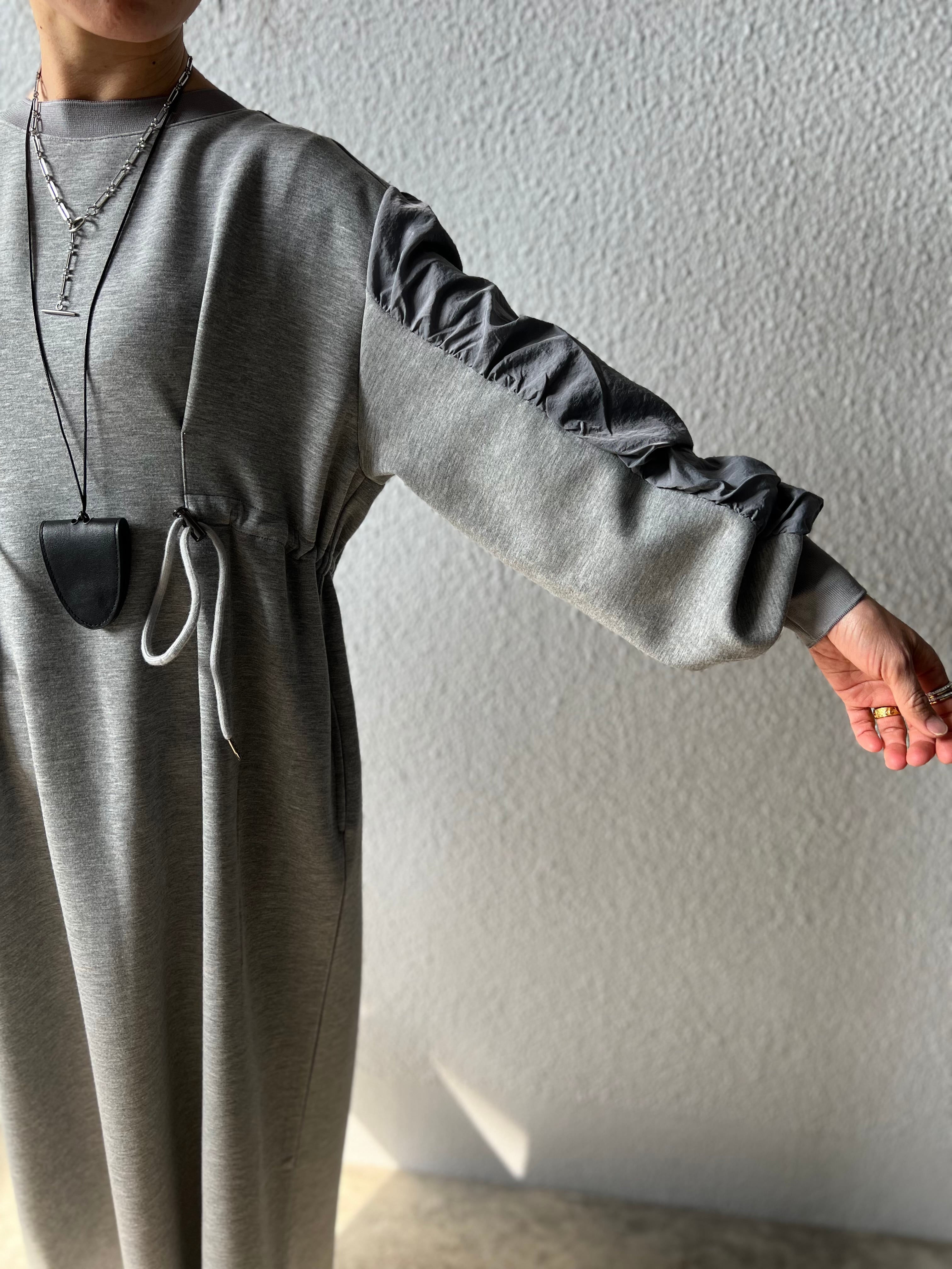 【SELECT】ポンチミリタリードロストタックワンピース 35-0733