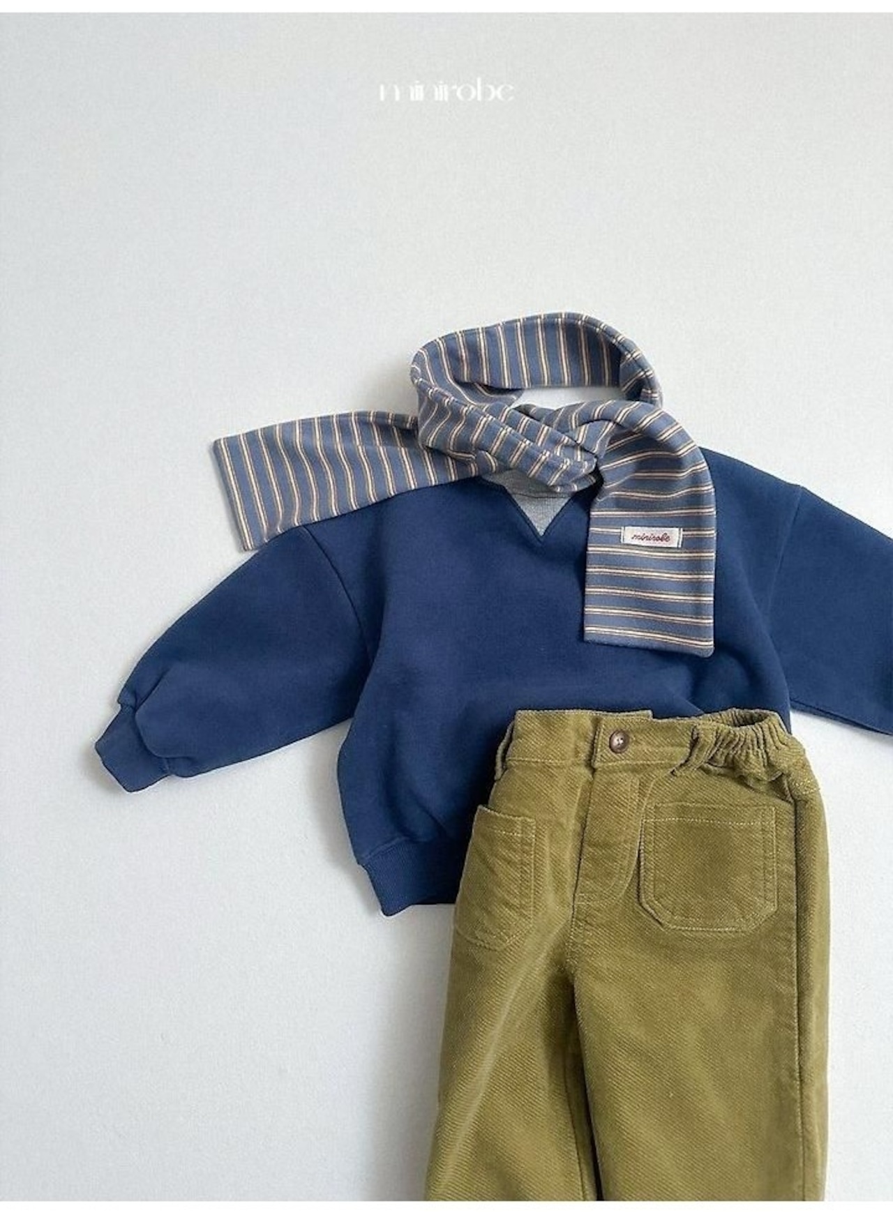 〖取寄〗韓国子供服 / 26winter / minirobe / ツートントレーナー / キッズ *S~XL*