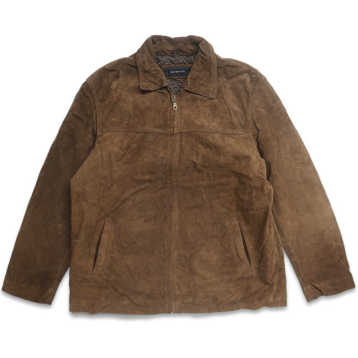 古着 JIM & MARYLOU レザージャケット スウェードレザー ブルゾン 