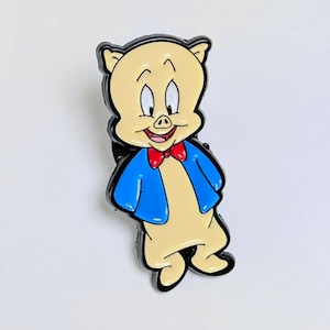 送料無料! ★ピンズ PINS★ピンバッジ 【 Looney Tunes ( ルーニーテューンズ ) 】 Porky Pig (ポーキーピッグ) 〚アメリカン雑貨 アメトイ〛