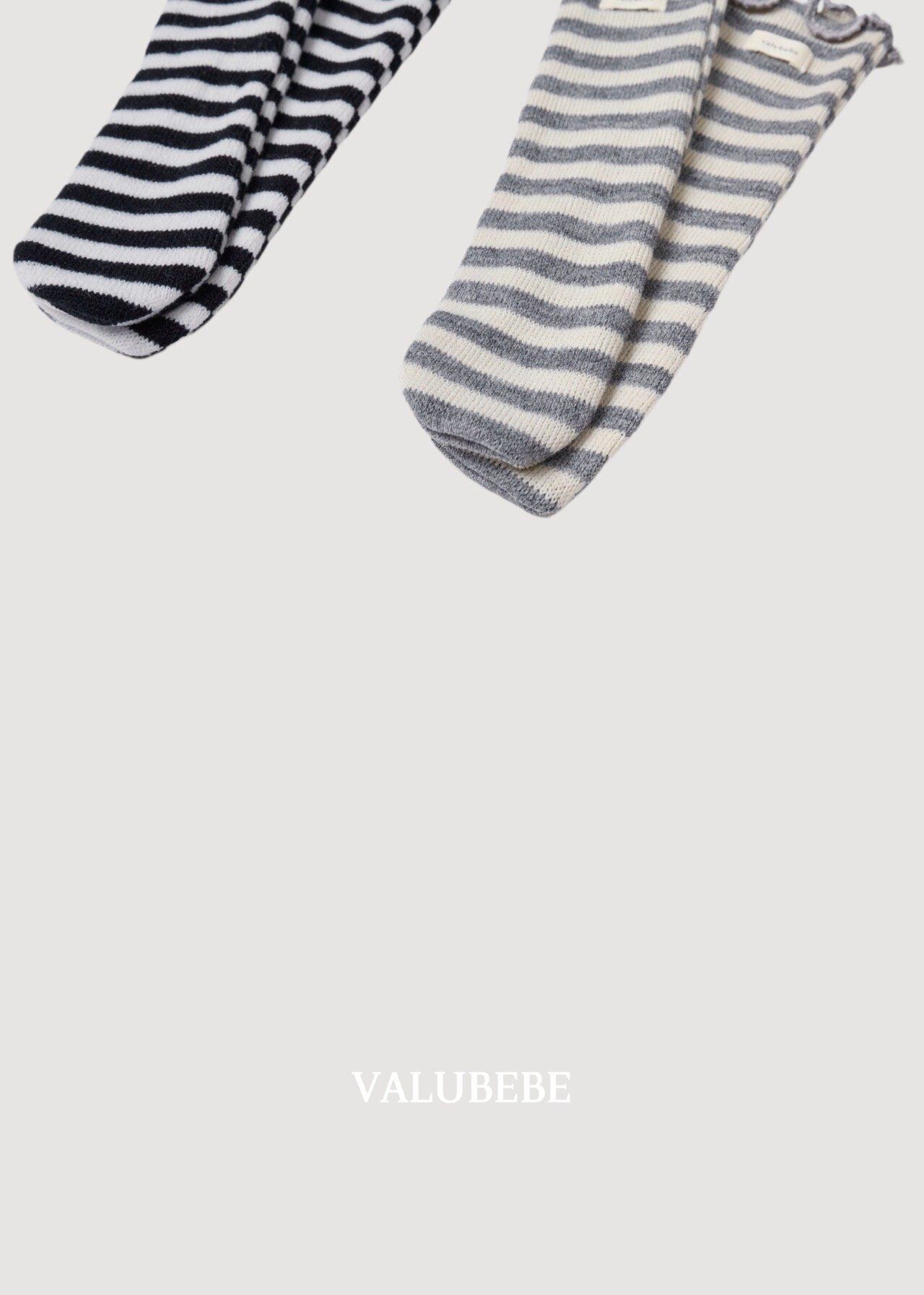 送料無料【予約】/ ボーダー靴下 / valubebe