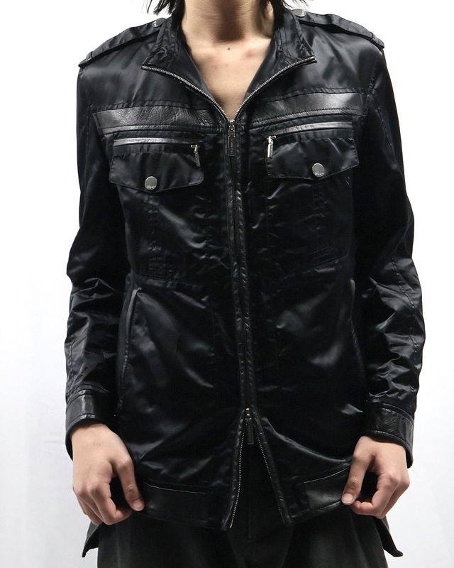 【VERSACE】Masculine Design Leather Jacket