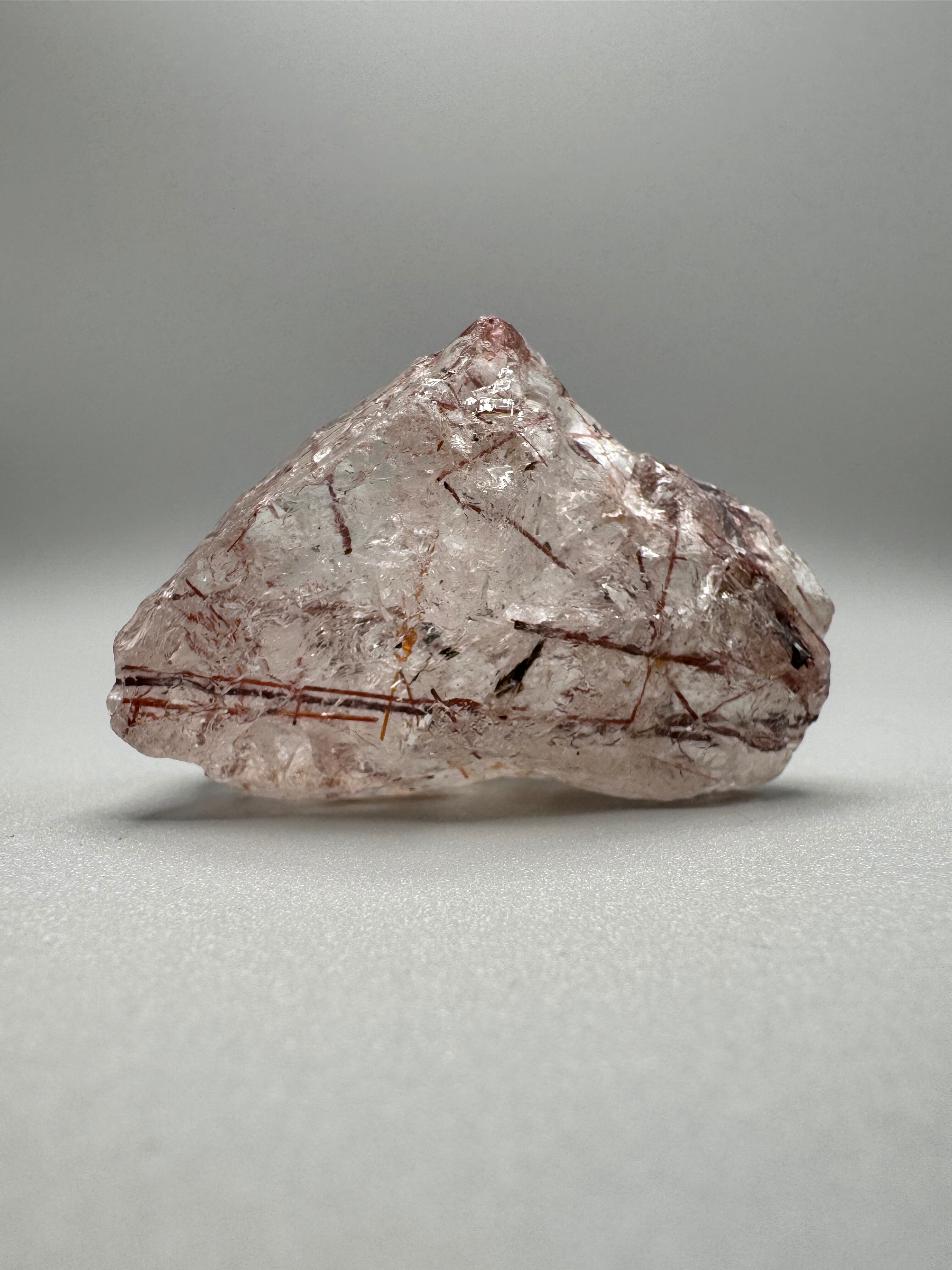 天然石インテリア】レッドルチルクォーツ原石｜Rutile Quartz Red