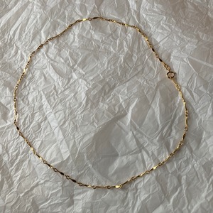 14kgf bar chain necklace