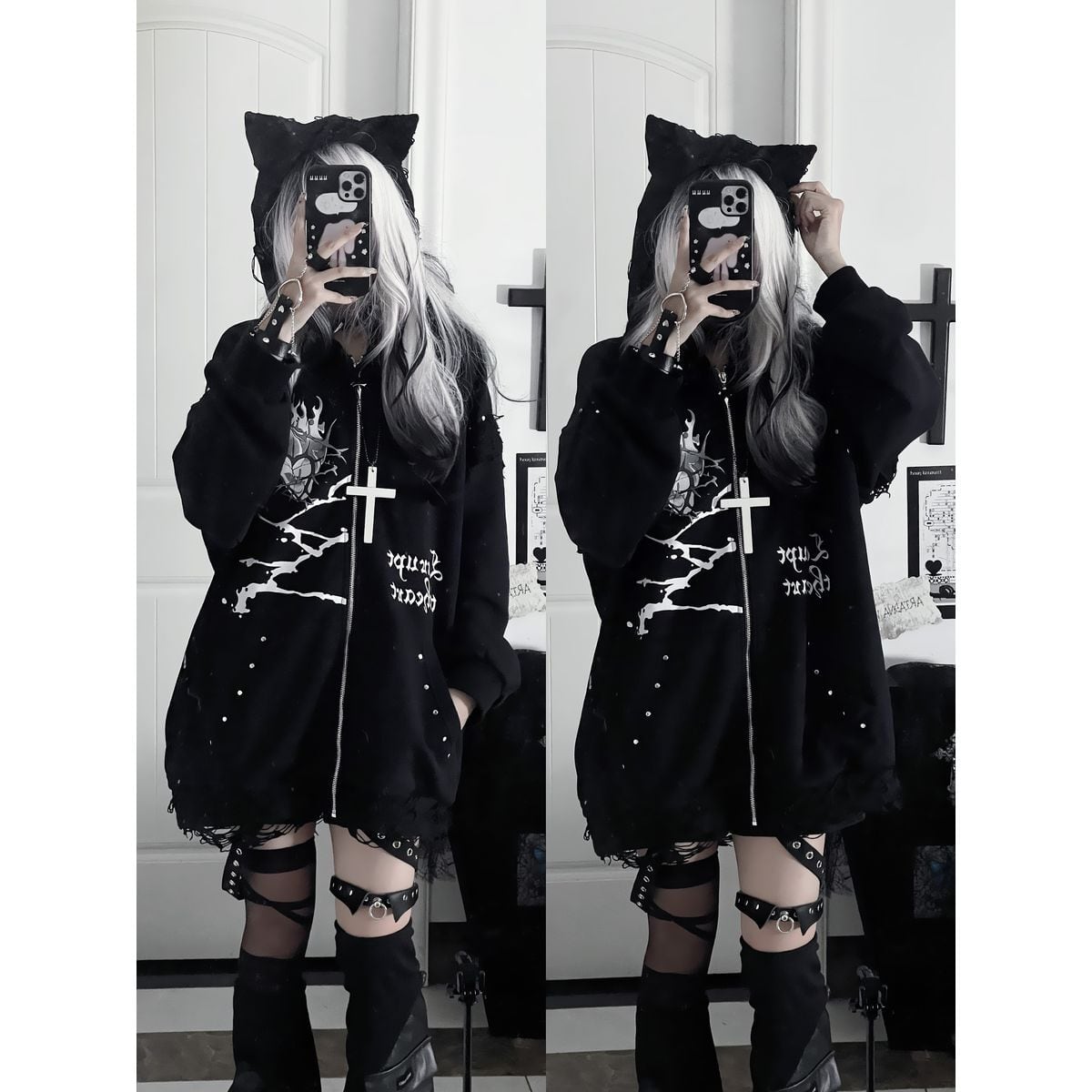 サブカル系猫耳パーカー | Maiden's Rêve