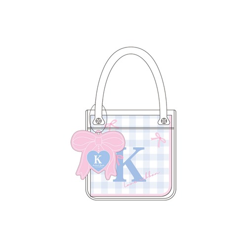 ミニバッグ入りイニシャルタオル K(5257091)