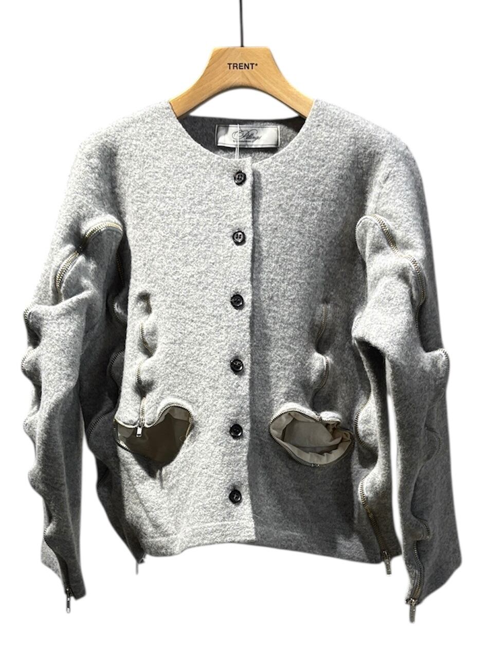 25AW】pillings ピリングス / INSIDE ZIP CARDIGAN / カーディガン