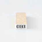【小さな文字】CHECK_チェック | はんこ