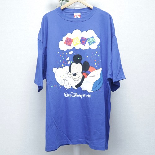 Big Silhouette Front Print T-Shirt Blue