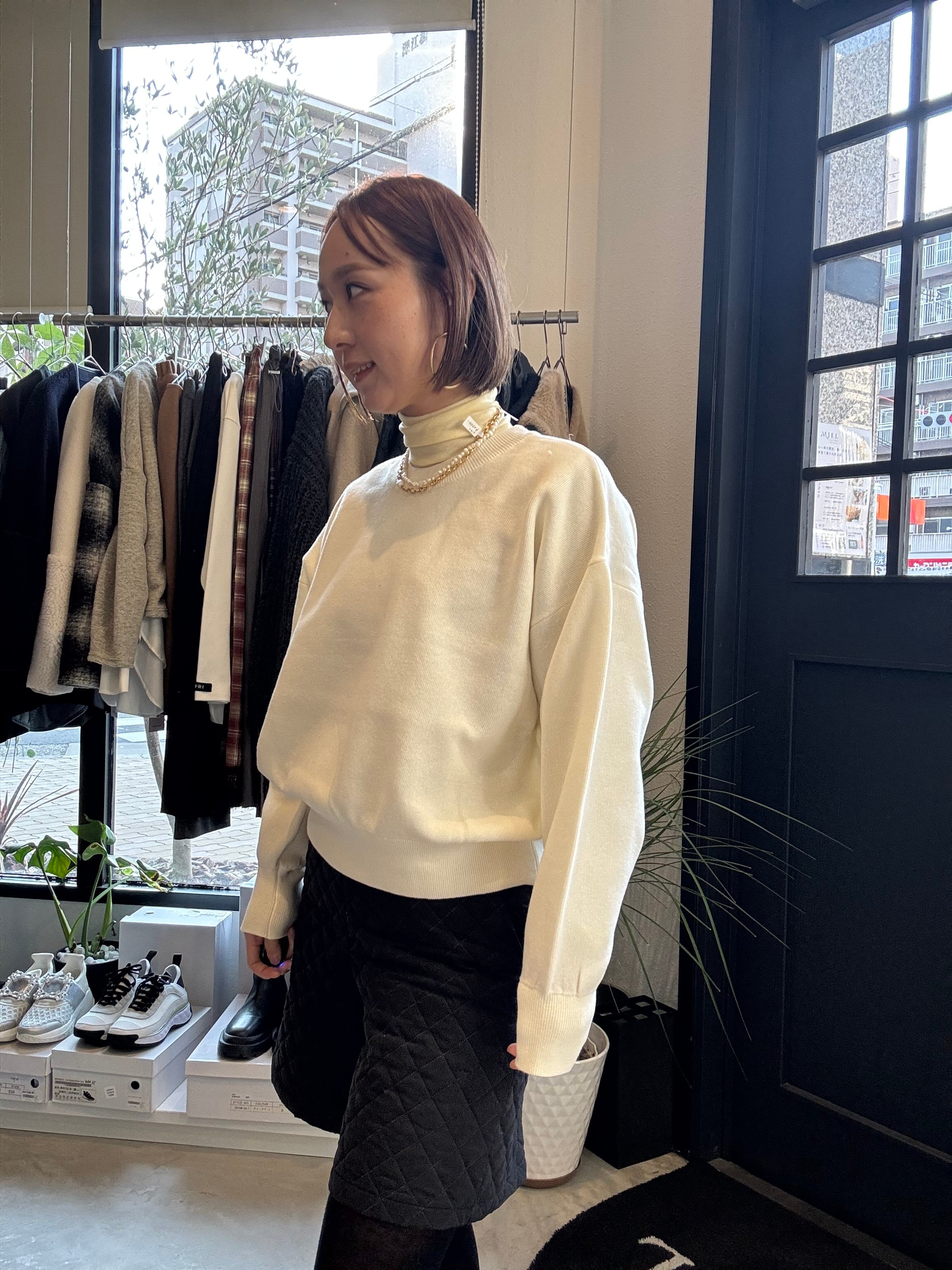 【SELECT】スウェットライクニットPO