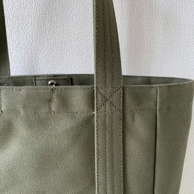【全9色】「軽いボックストート」たて型通勤／倉敷帆布 8号帆布【受注制作】