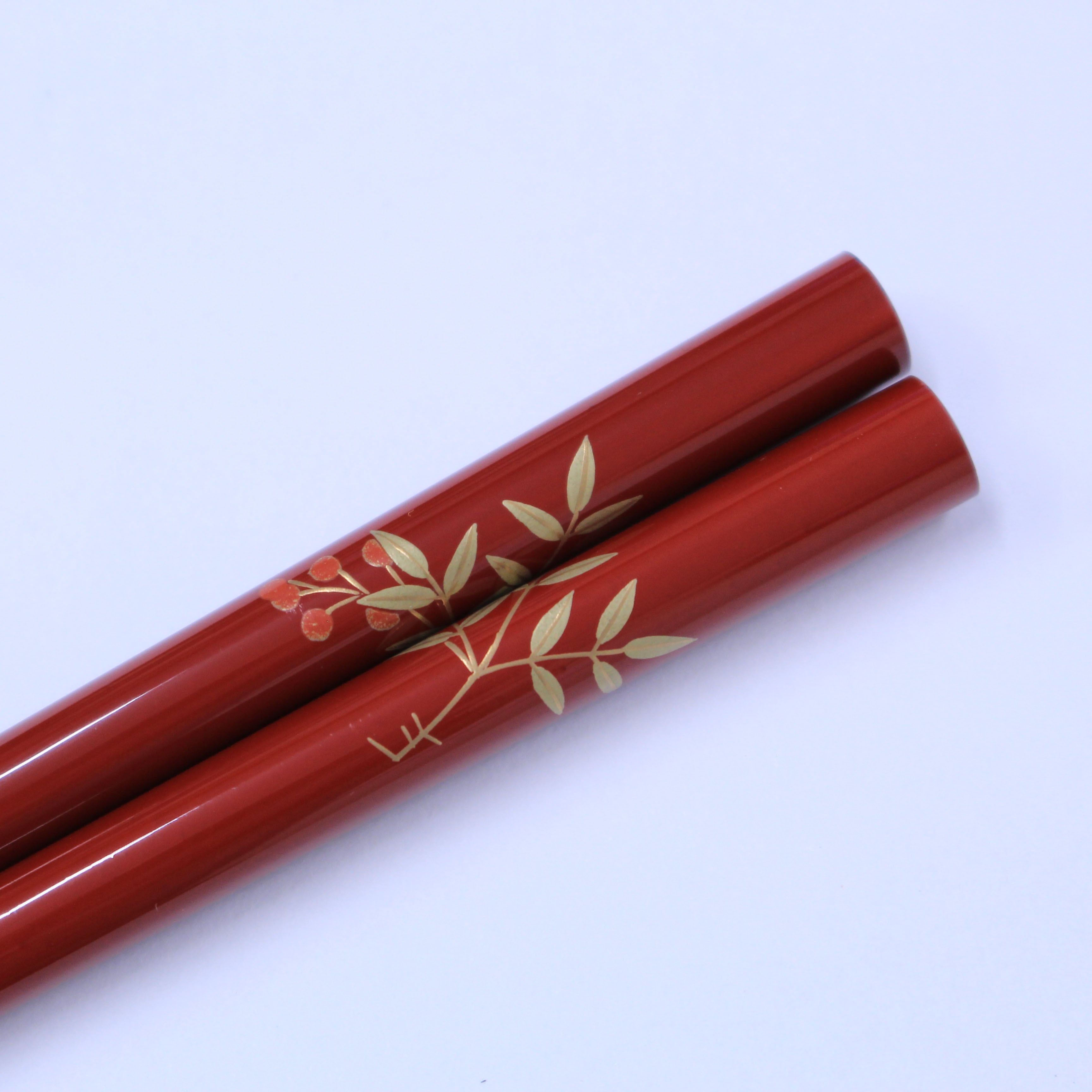 H20-蒔絵箸 南天 | 輪島塗の老舗 輪島屋善仁 Online shop / WAJIMAYA