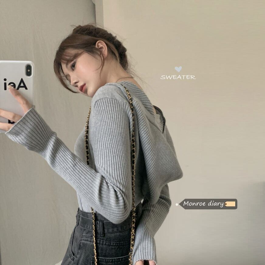 スタイルフードセーター 薄手ジャケット スプリングオータムプルオーバー トップス ロング 春物 秋物 モンロー99284663667