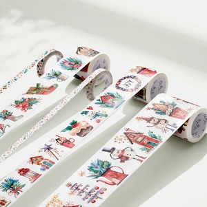 新作☆WT29 The Washi Tape Shop【Cozy Celebrations】型抜き マスキングテープ / ロールステッカー 全5種セット
