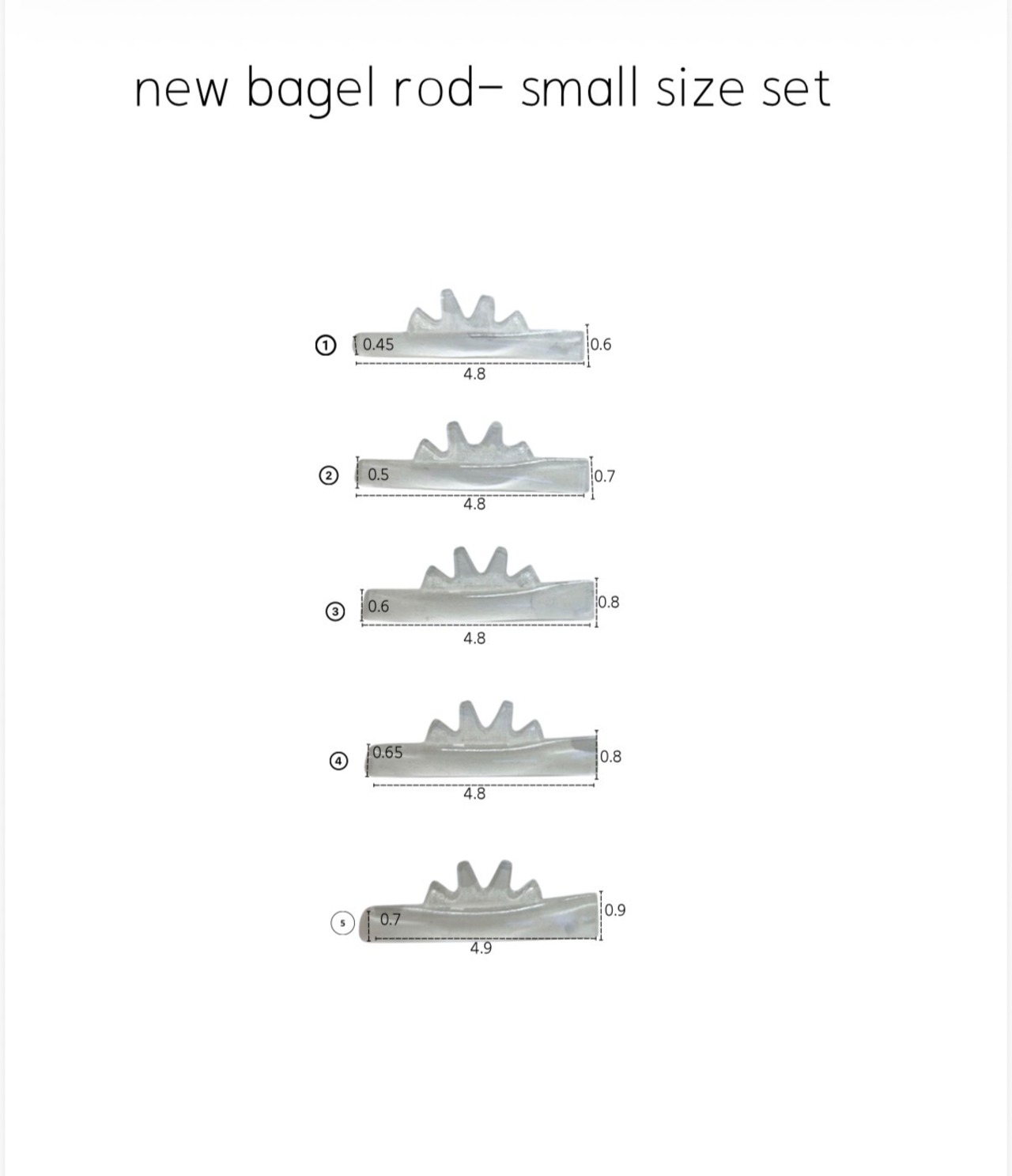 NEW BAGEL ROD (ニューベーグル）【 1〜5サイズ】