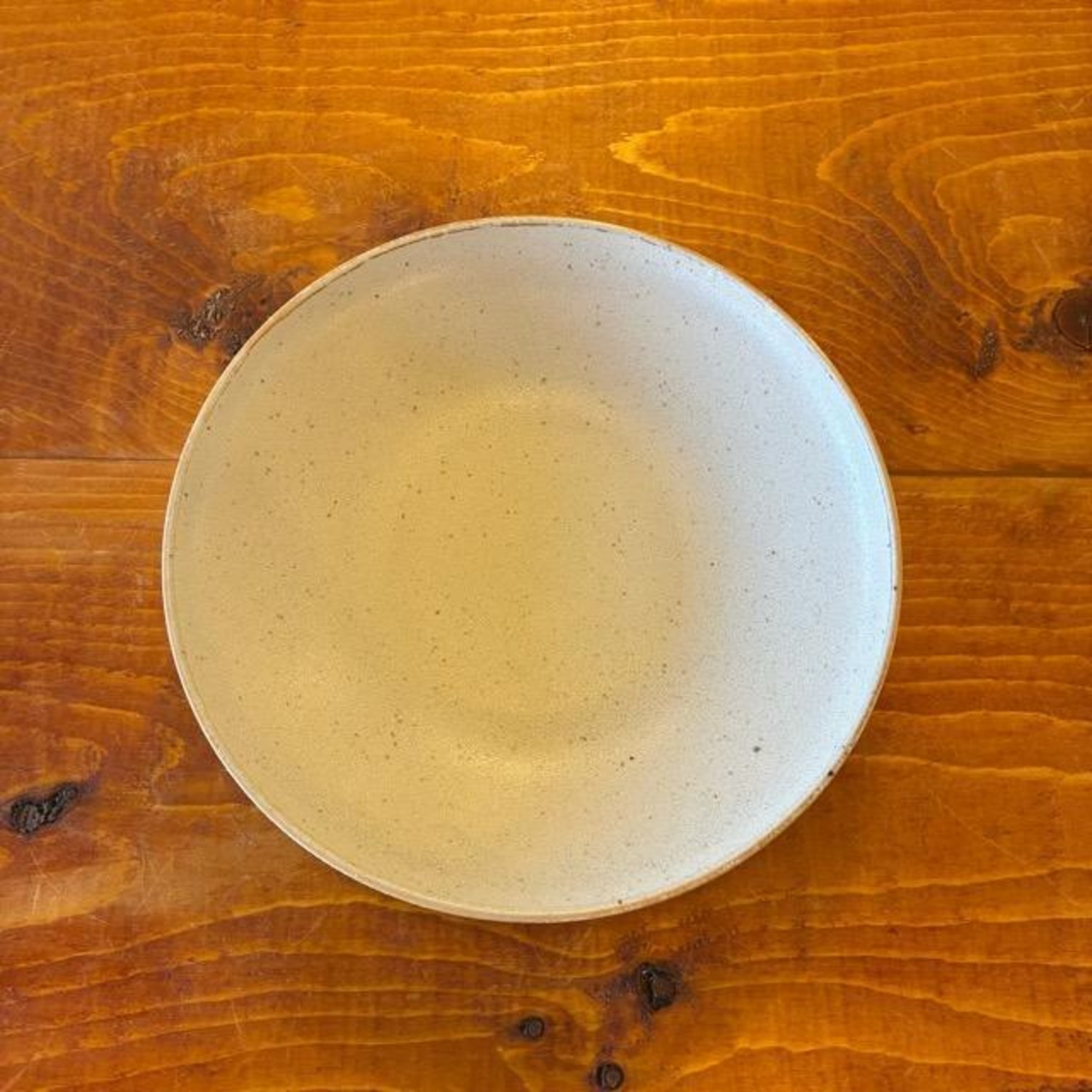 Mino ware PLAIN Deep plate 21cm 3 colors: White, Mint, Lemon. Stackable. Microwave and dishwasher safe.