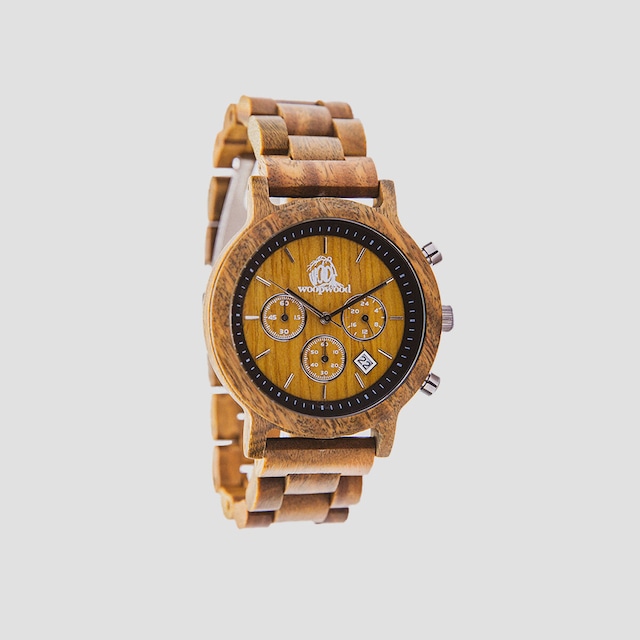 木製腕時計　MokunoGraph "midori"