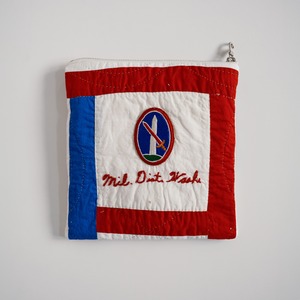 Military patch quilt pouch [046]