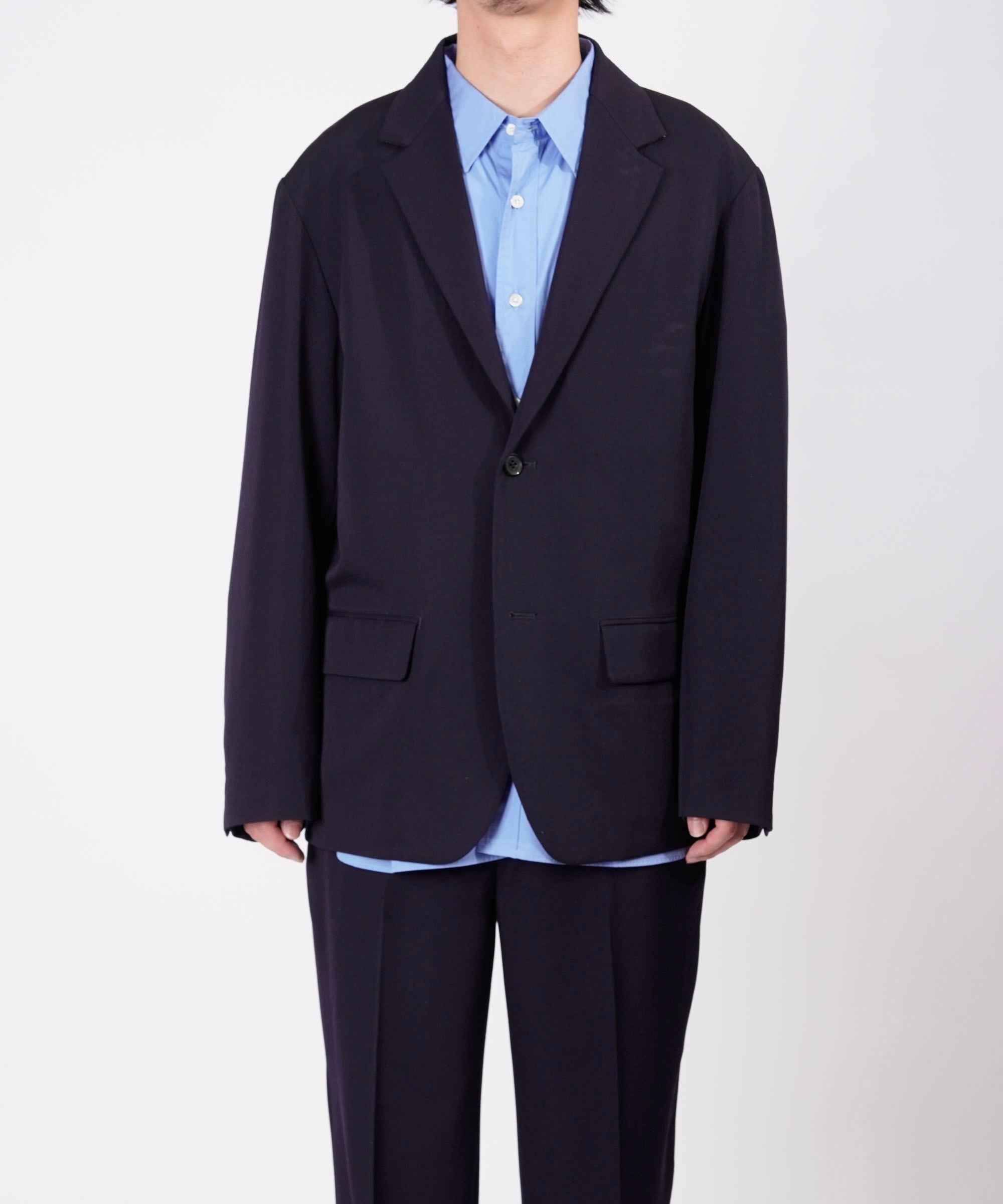 UNIVERSAL PRODUCTS. / 253-60401 WOOL 2B JACKET (NAVY