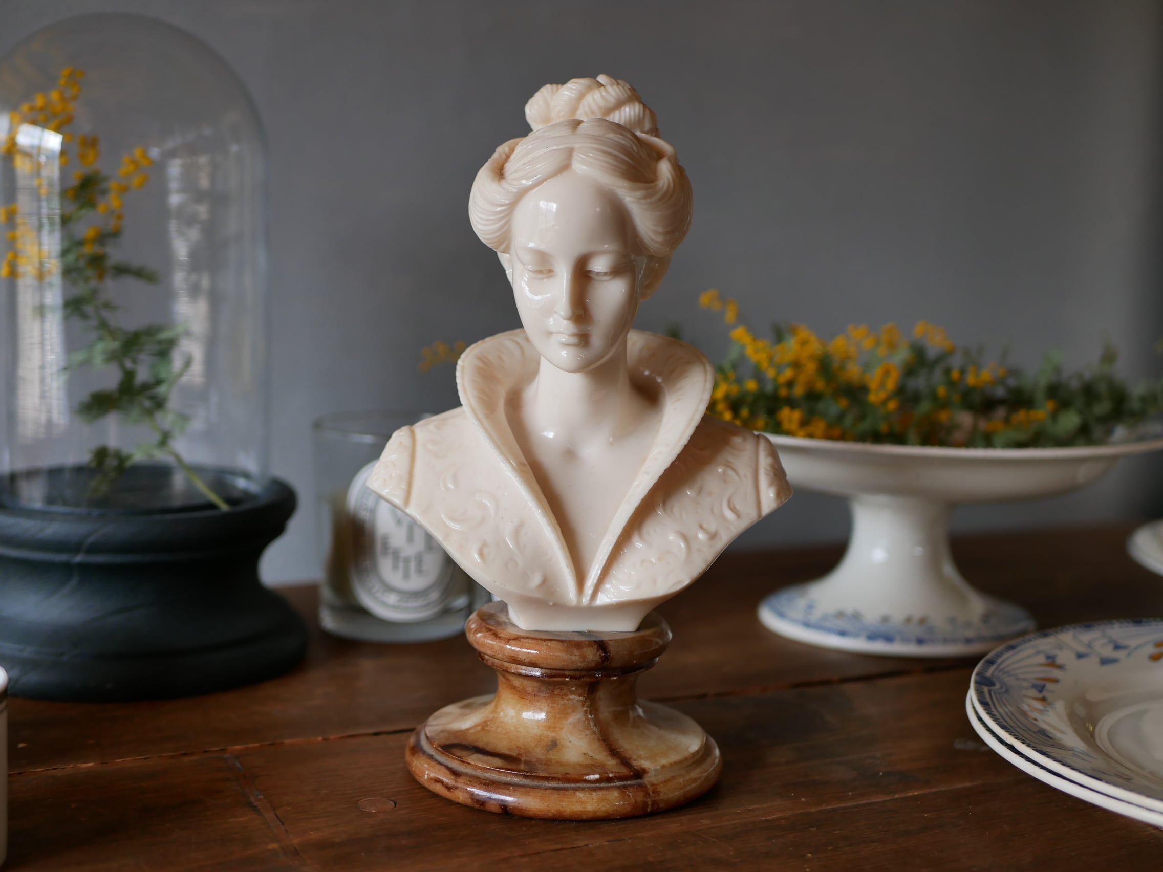 美しい女性像 フランスアンティーク ブロカント | フランス