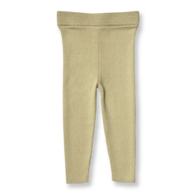 【即納】Organic Ribbed Essential Leggings - Pistachio