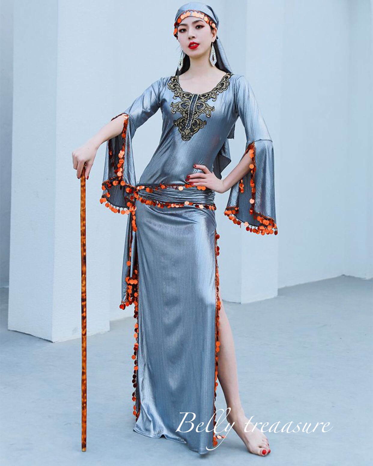 ベリーダンス バラディドレス4セット 3カラー QCZW YC071 202012