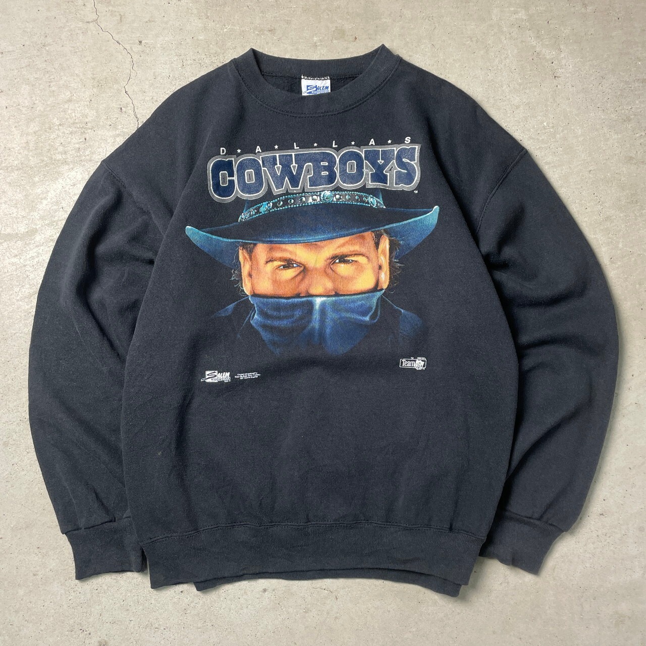 90年代 USA製 NFL Dallas Cowboys チームロゴ プリント スウェット 