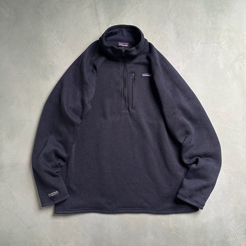 19 patagonia　ベターセーター　ハーフジップ　プルオーバー　フリース　パタゴニア　ネイビー　XL 古着