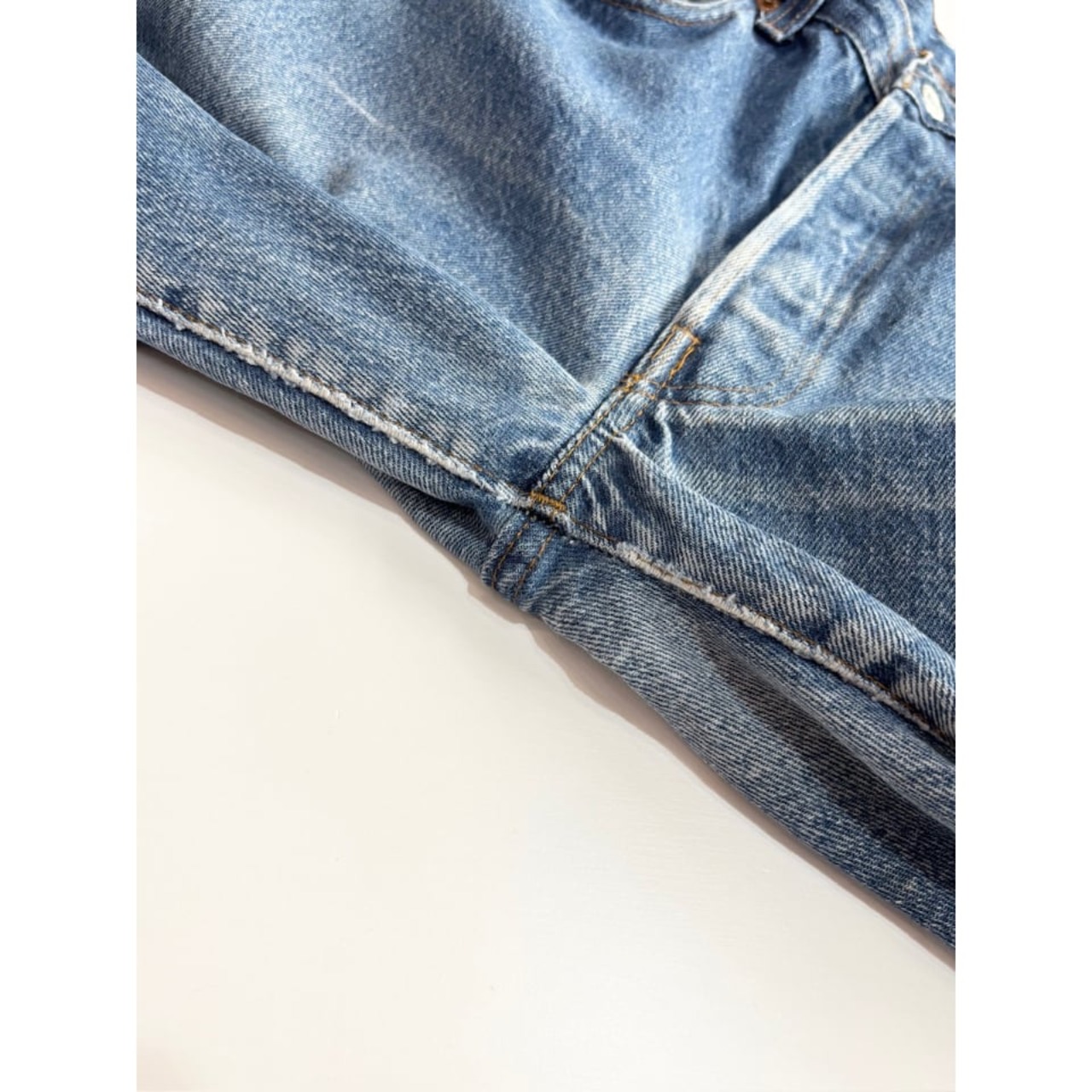 80s Levi’s 501 "INSEAM SINGLE" DENIM PANTS MADE IN USA  Size W33L34→W31L30.5