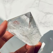 レインボーが美しいブラジル産水晶*クリスタルクォーツ*フリーフォーム*35