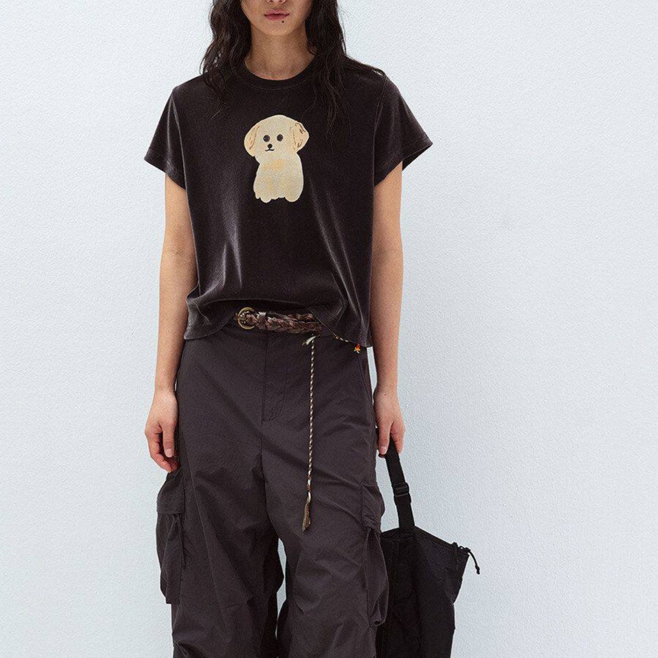 Print Crew Neck Short Sleeve T-Shirt T4313