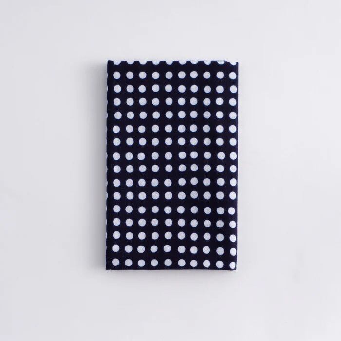 かまわぬ てぬぐい 「地染め豆絞り 紺」