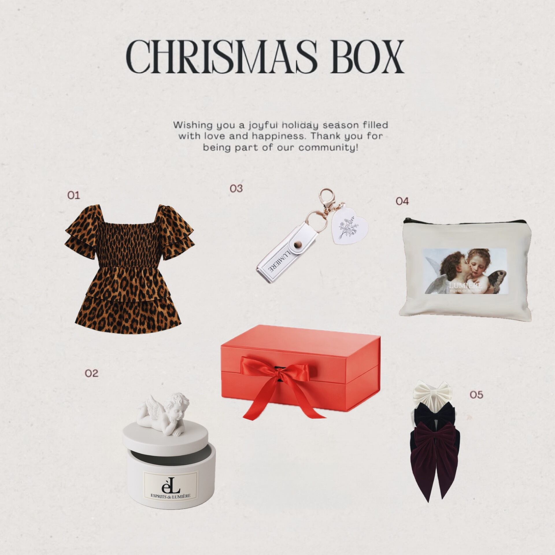 THE Christmas box B