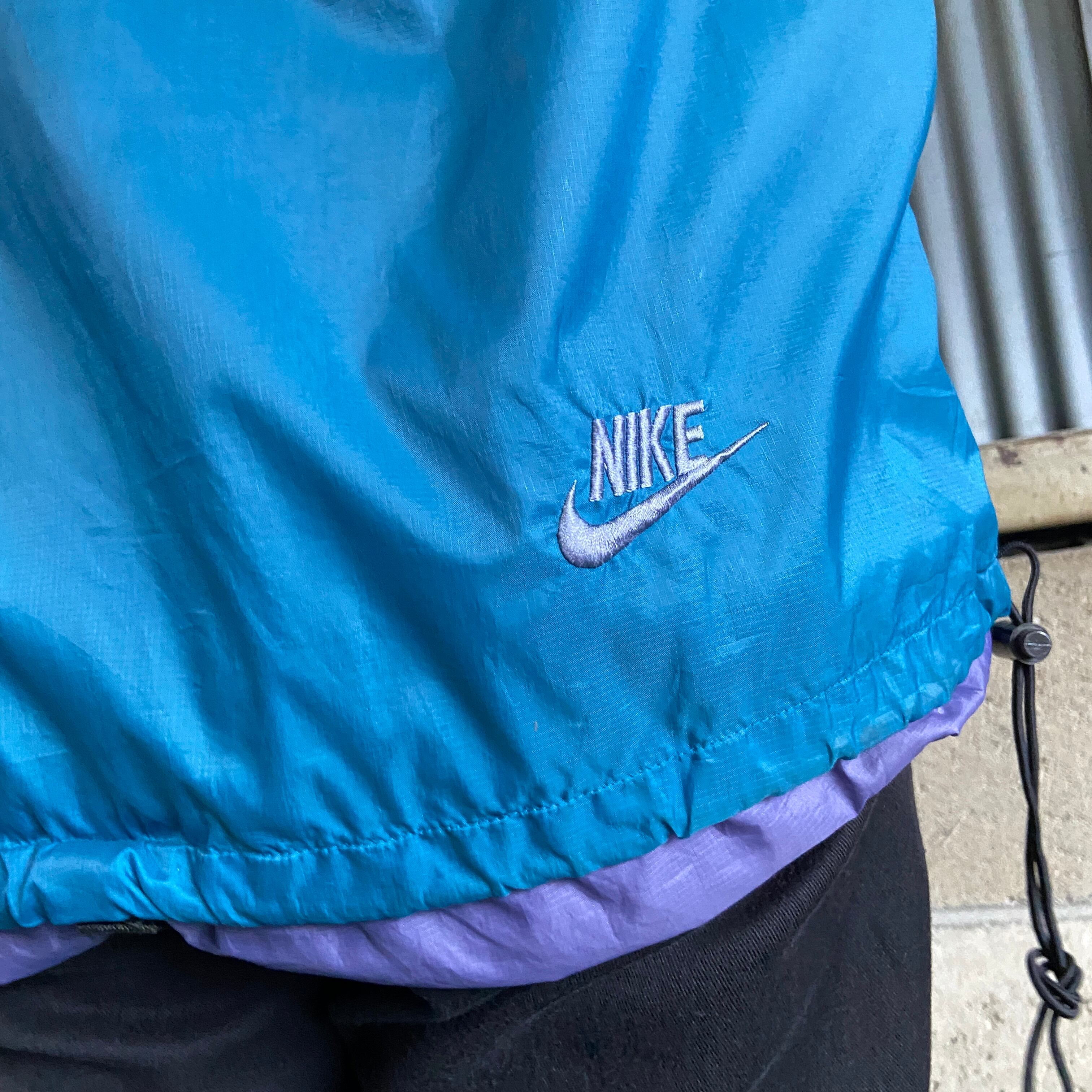 90年代 NIKE acg ナイキ ロゴ刺繍 ナイロンジャケット メンズL 古着