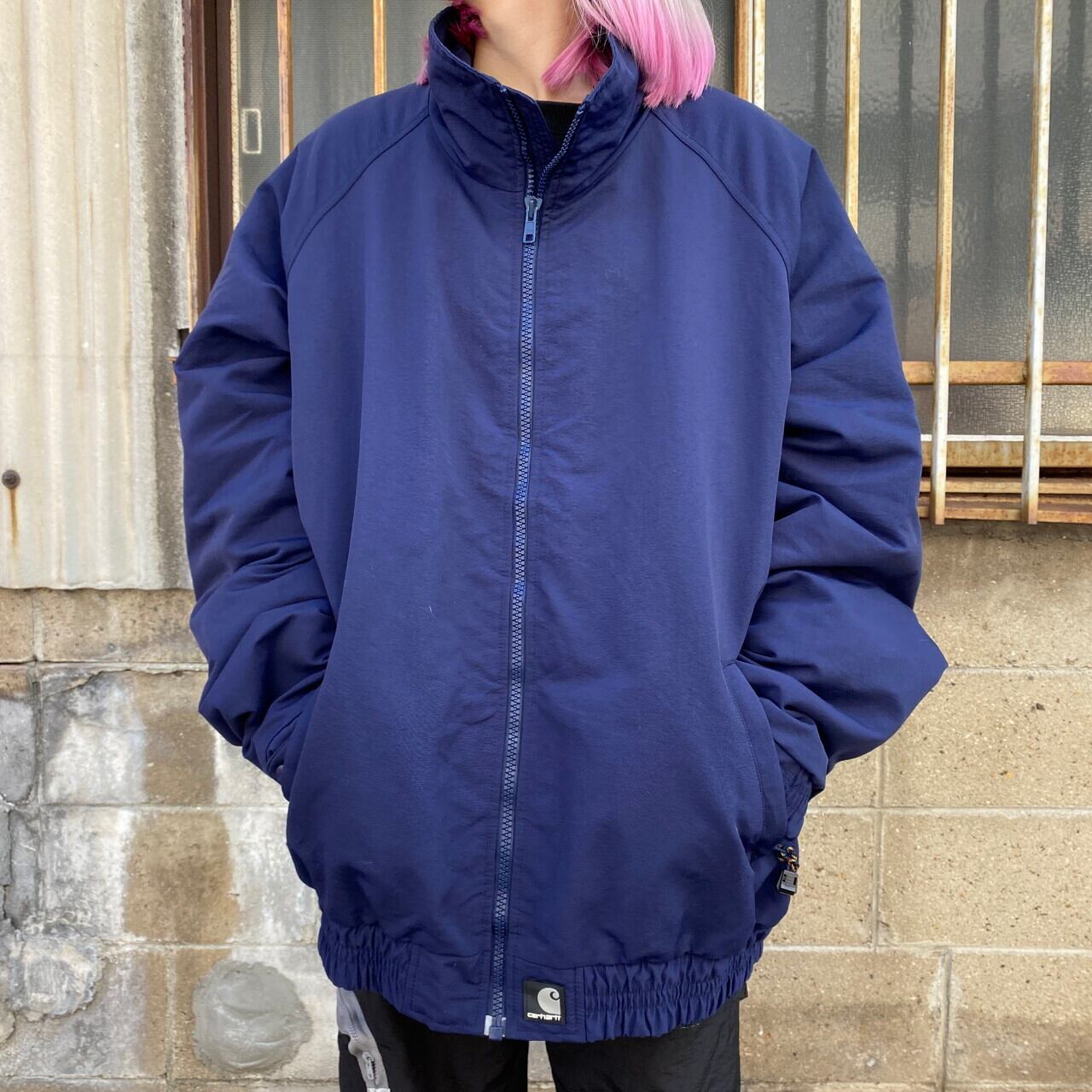 carhartt トラックジャケット　カーハート    ネイビー　90s