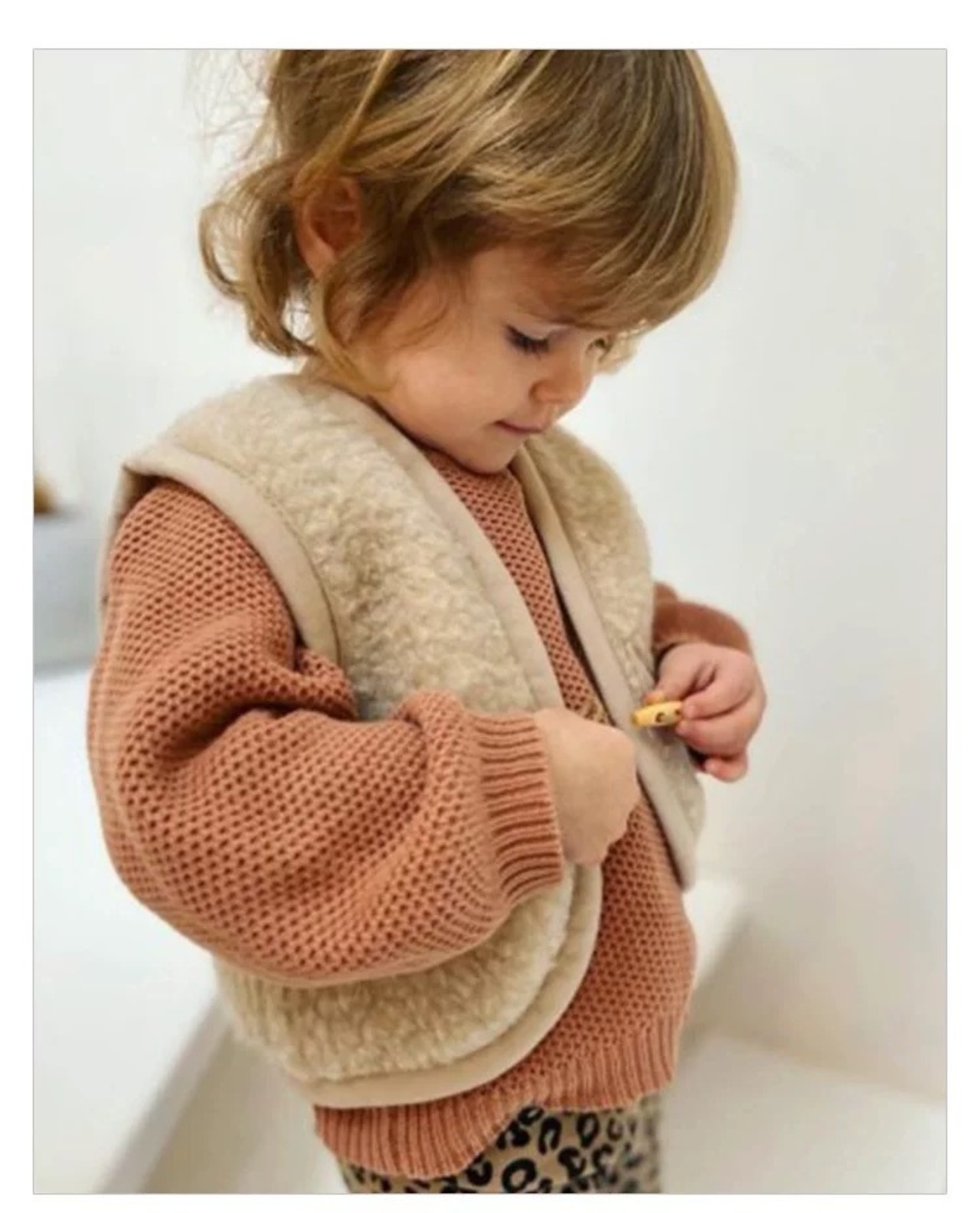 【即納】wool vest
