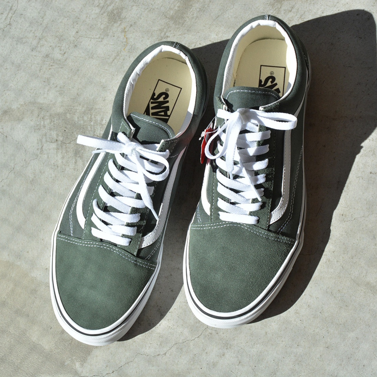 バンズ VANS USモデルOLD SKOOLオールドスクール(VN0A3WKT9GF)THYME/TRUE WHITE