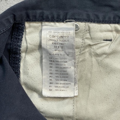 10s 茄子紺 ダブルニー Carhartt カーハート 32×32 詳細写真11
