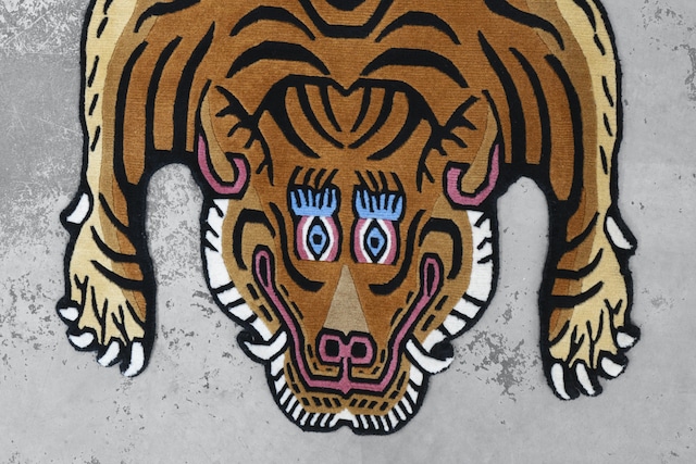 Tibetan Tiger Rug 《Mサイズ•ウール279》チベタンタイガーラグ