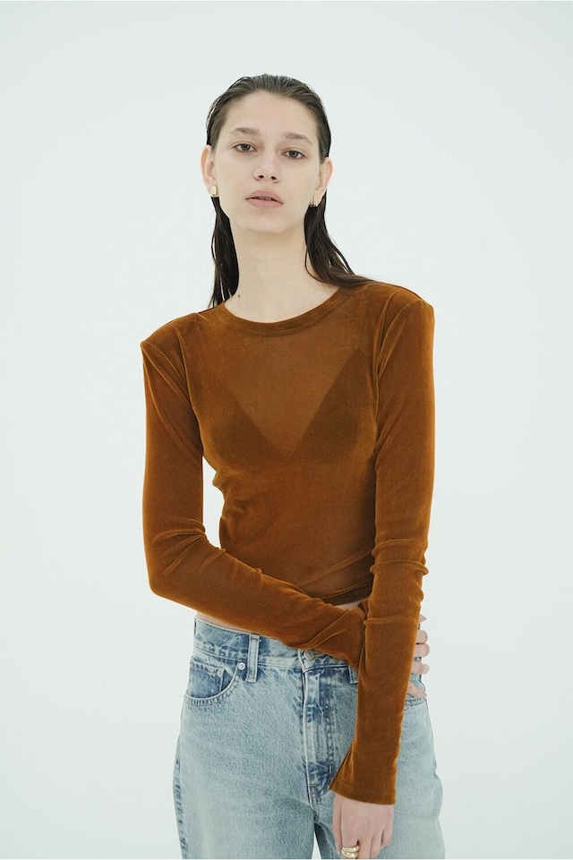 CLANE FLOCKY FORM TIGHT TOPS