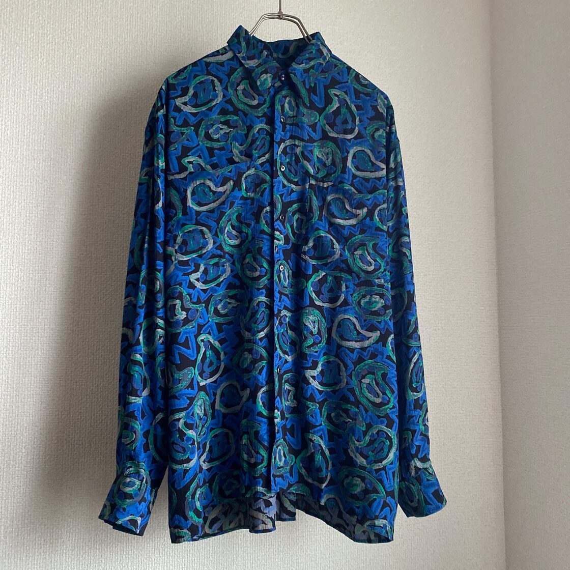 80s90s CHRISTOPHER NEW RAYON PATTERN SHIRT | PAY ID