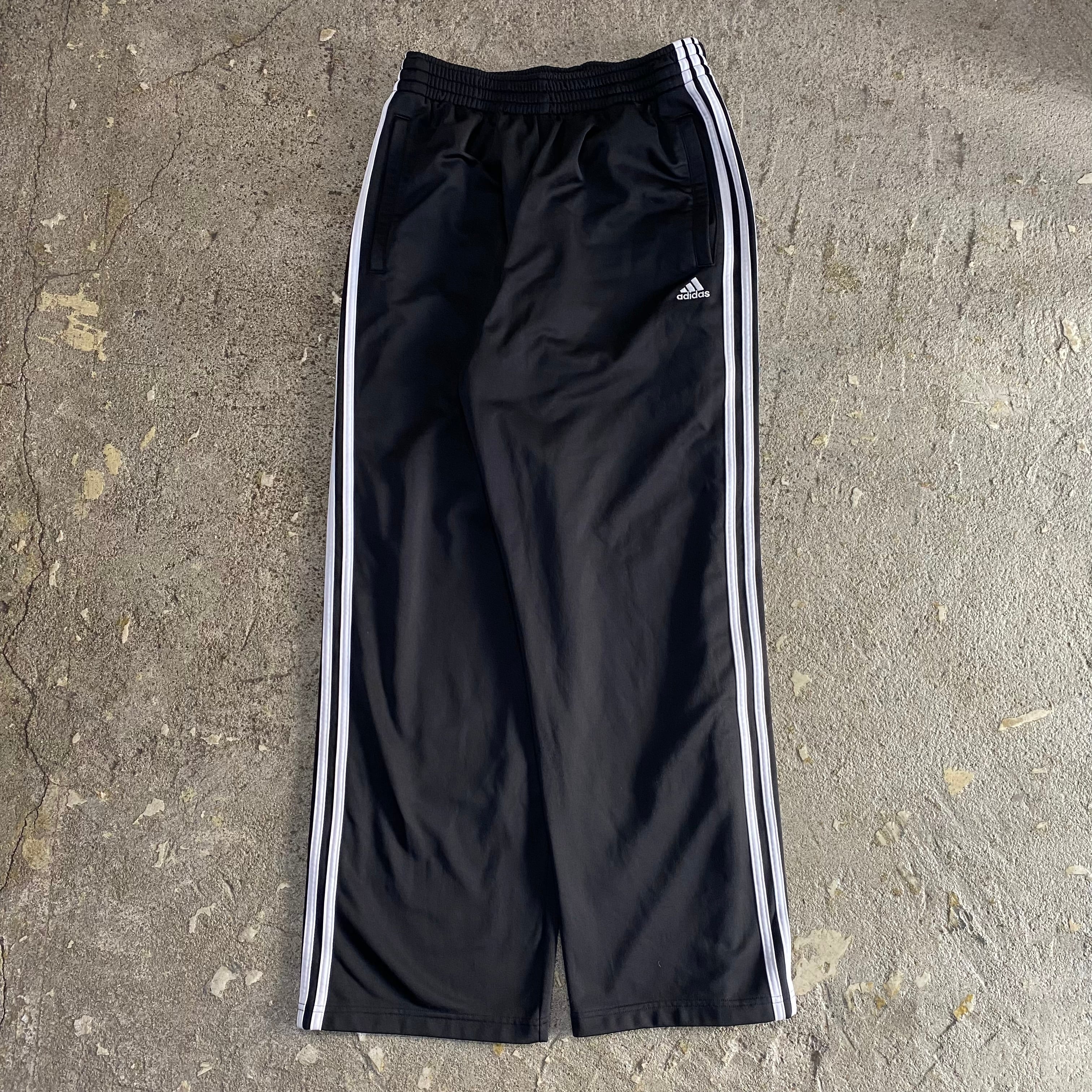 00s adidas side snap button track pants | What