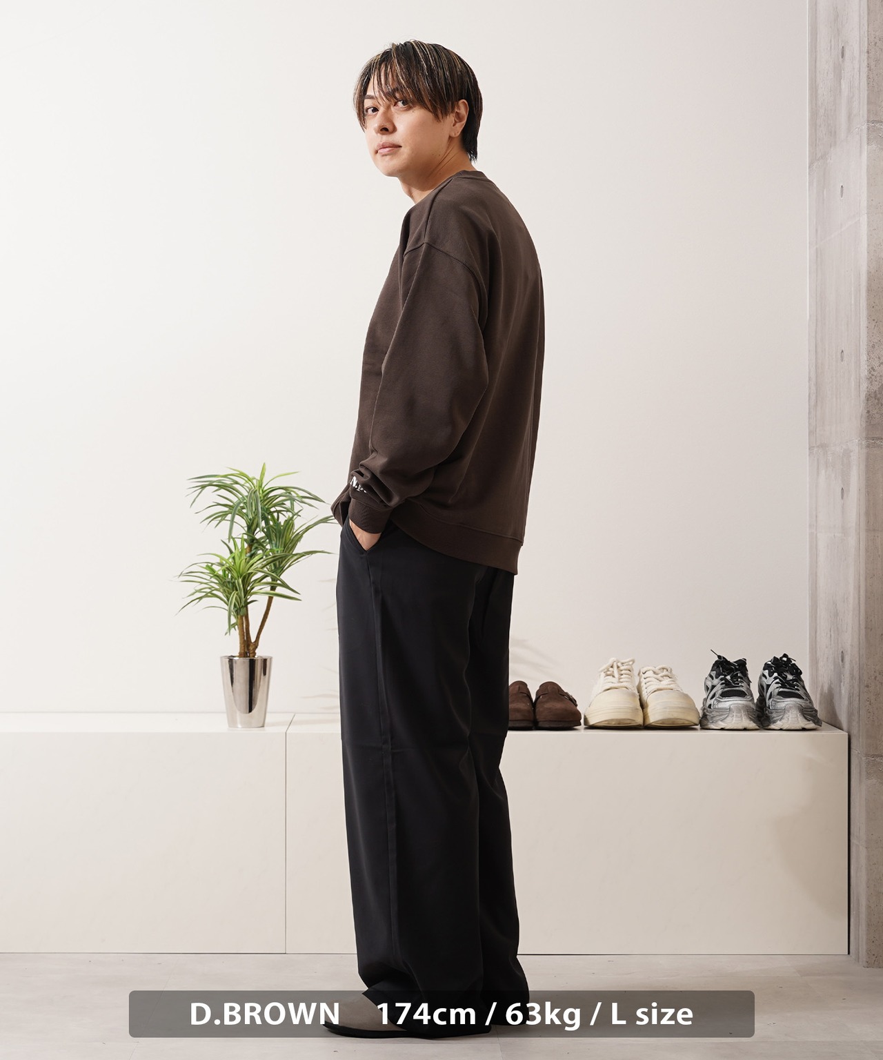 ◆CVC裏毛 ロゴ刺繍 スウェットシャツ◆sb-g1451552n