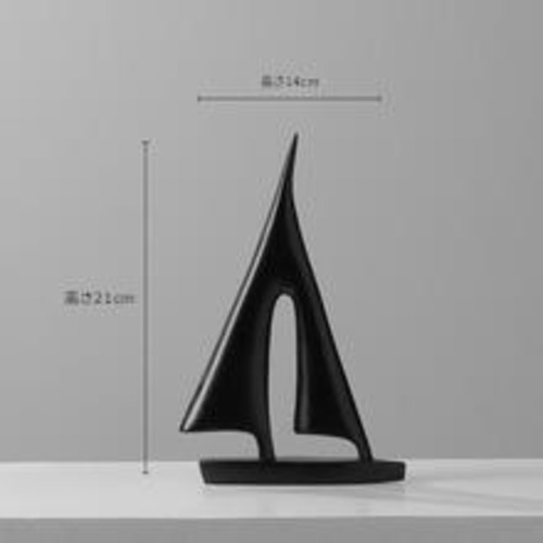船 白 黒  ホワイト ブラック モノクロ モダン サイズ 北欧 置物 雑貨 北欧雑貨 スウェーデン ナチュラル レジン  インテリア雑貨 おしゃれ