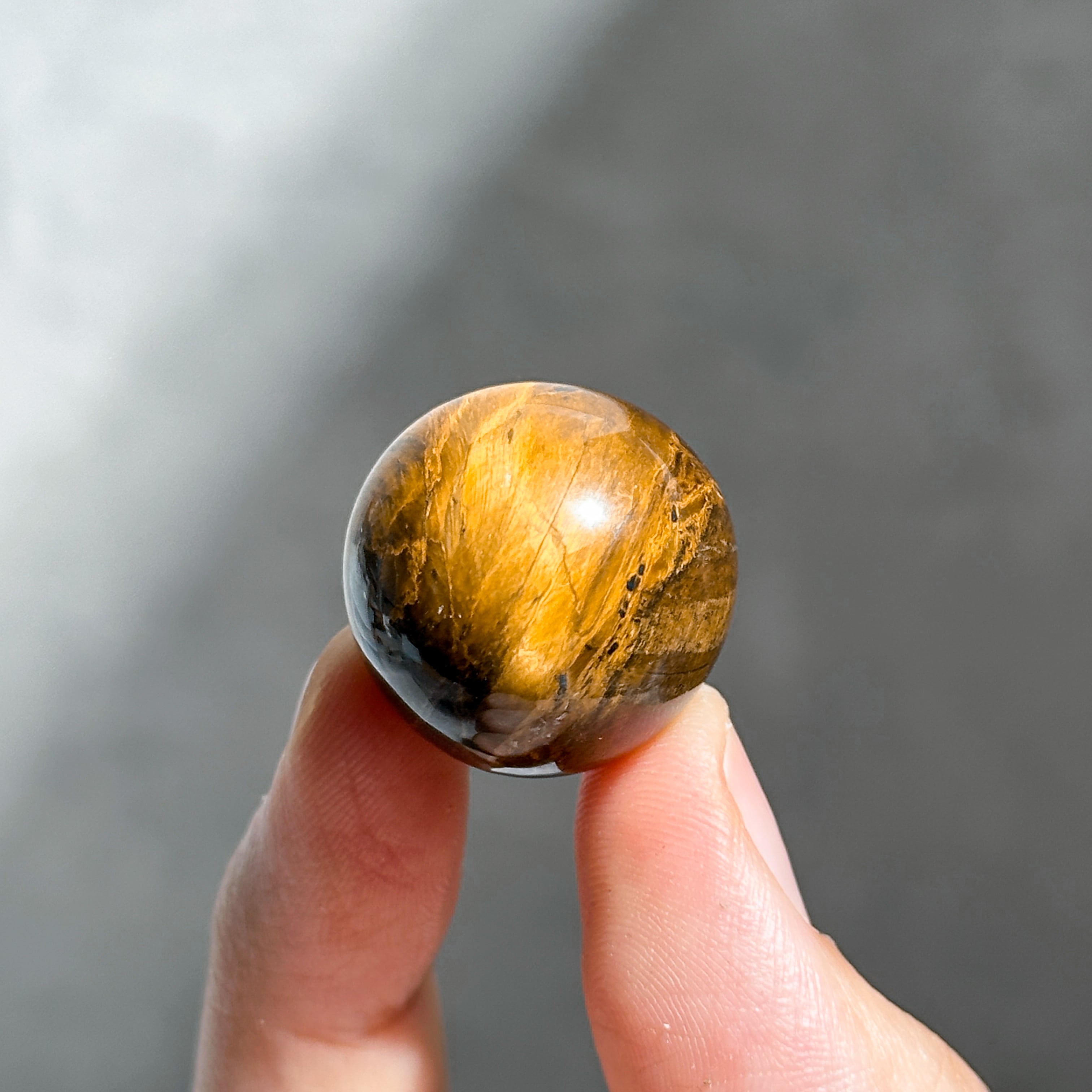 タイガーアイ スフィア（丸玉）31◇ Tiger's eye ◇天然石・鉱物