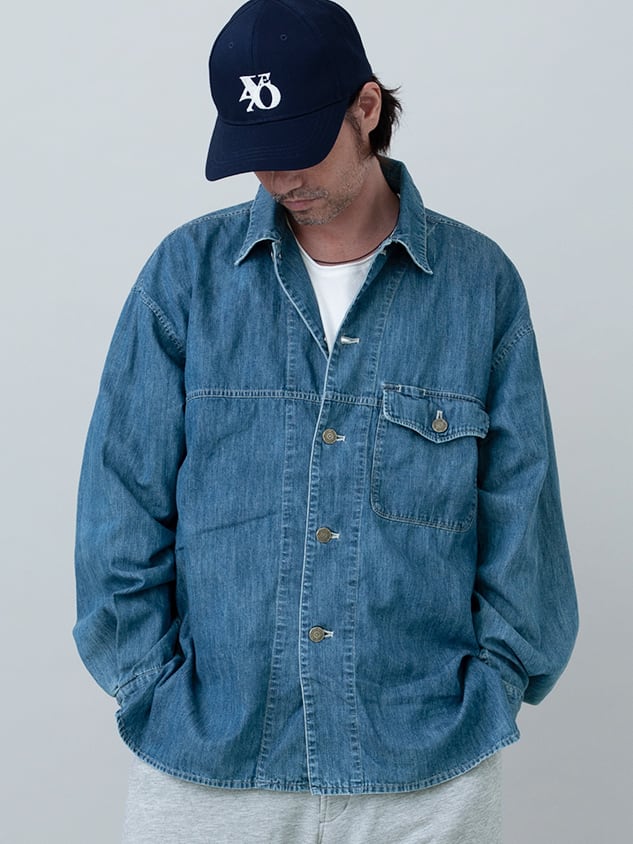 EGO TRIPPING (エゴトリッピング) 90sDENIMSHIRTS デニムオーバー