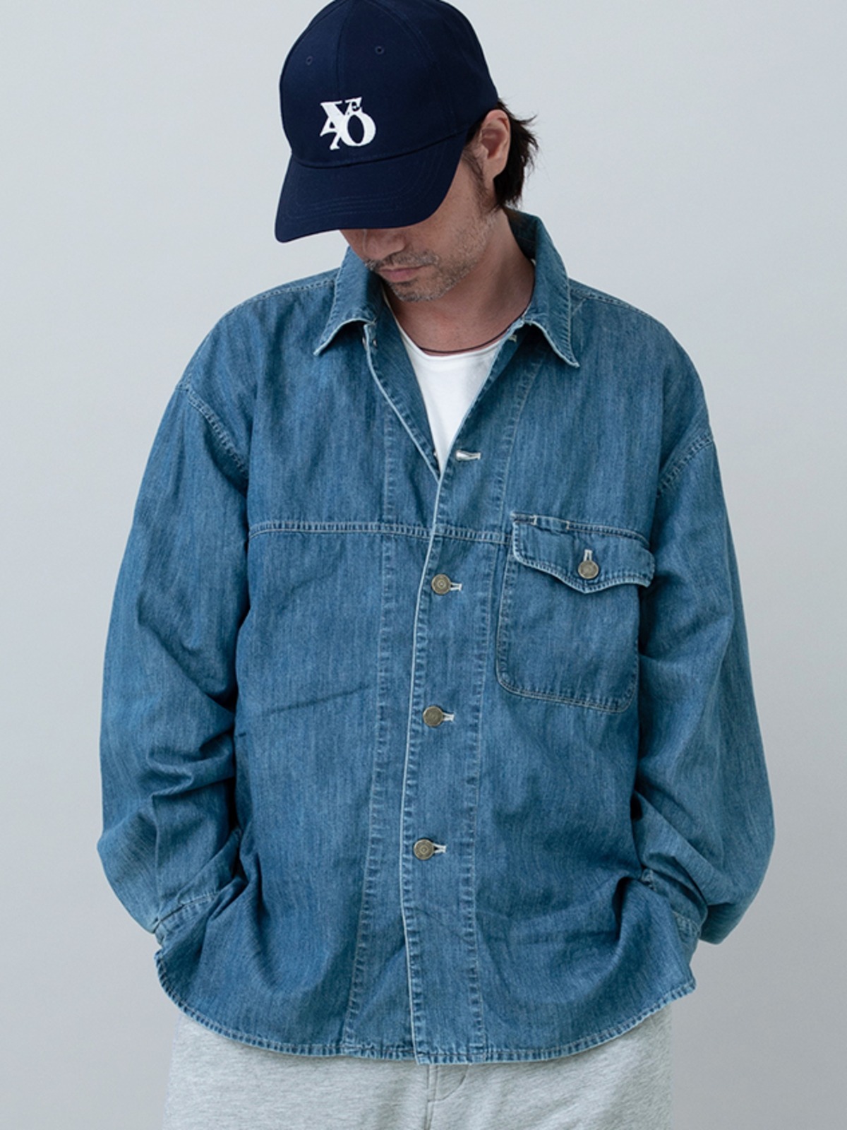 EGO TRIPPING (エゴトリッピング) 90sDENIMSHIRTS デニムオーバー 