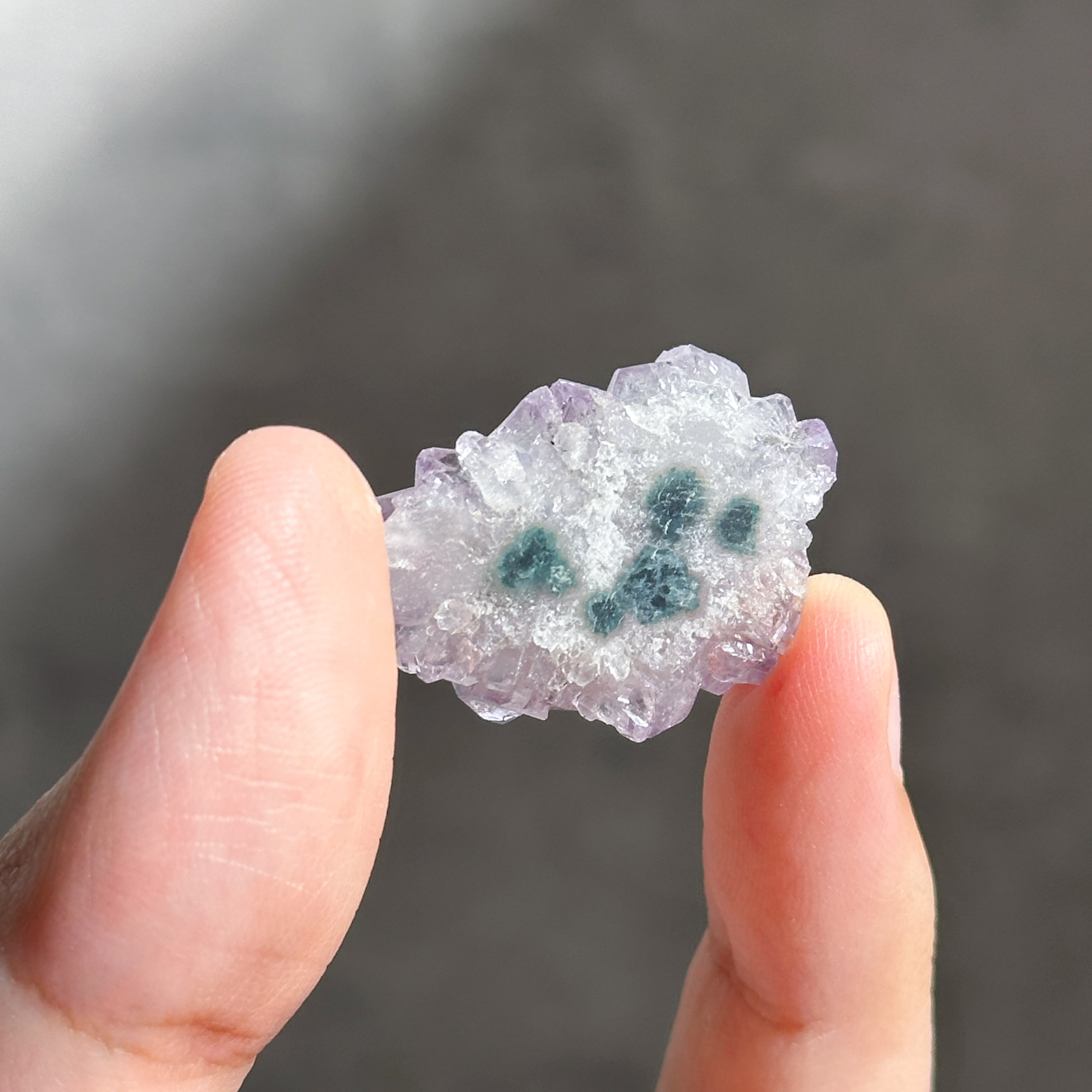 ウルグアイ産フラワーアメジスト 原石72◇ Flower Amethyst ◇天然石