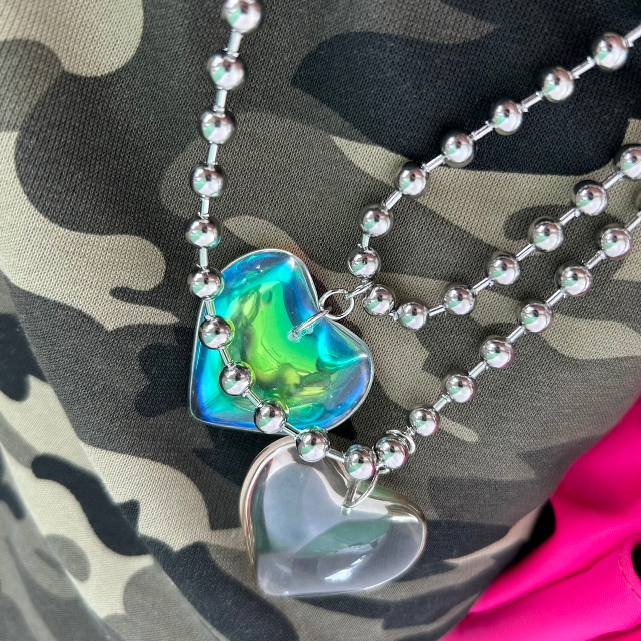 理想の美貌を手に入れ人生の成功へ導く勾玉オルゴネックレス オパール 中石7ct前後 PS PT ネックレス～綺麗 – AYAKO SAKURAI（櫻井